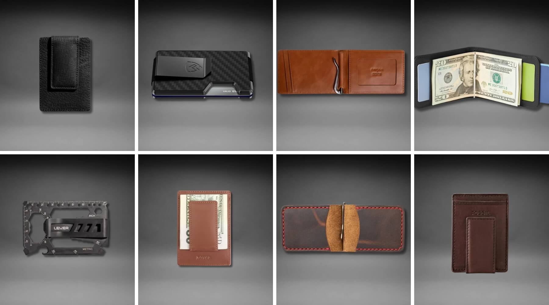 8 Best Men's Money Clip Wallets