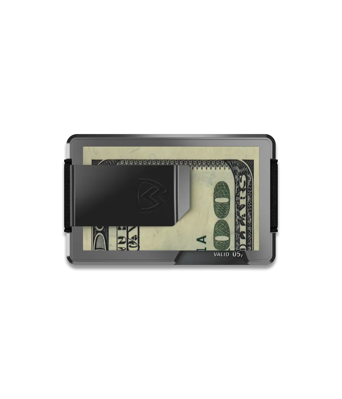 Aluminium Gunmetal Axwell Money Clip