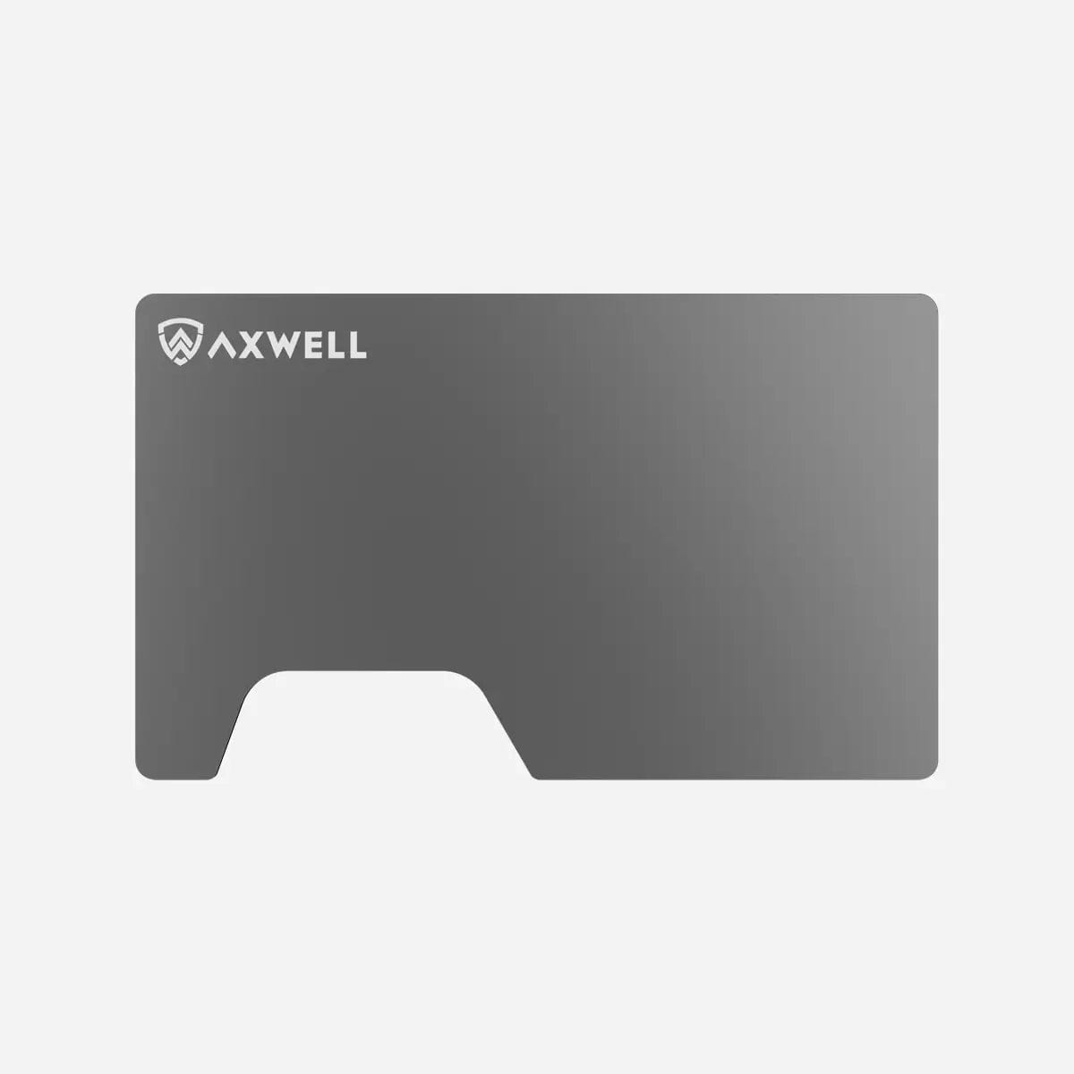 Cover Plates Gunmetal Gray Aluminum Axwell Wallet