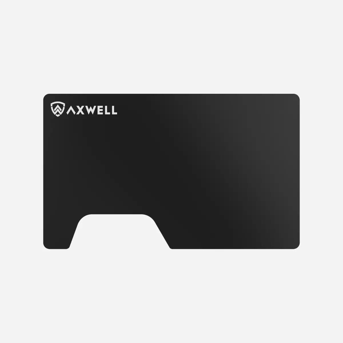 Cover Plates - Jet Black Wallets & Money Clips Axwell