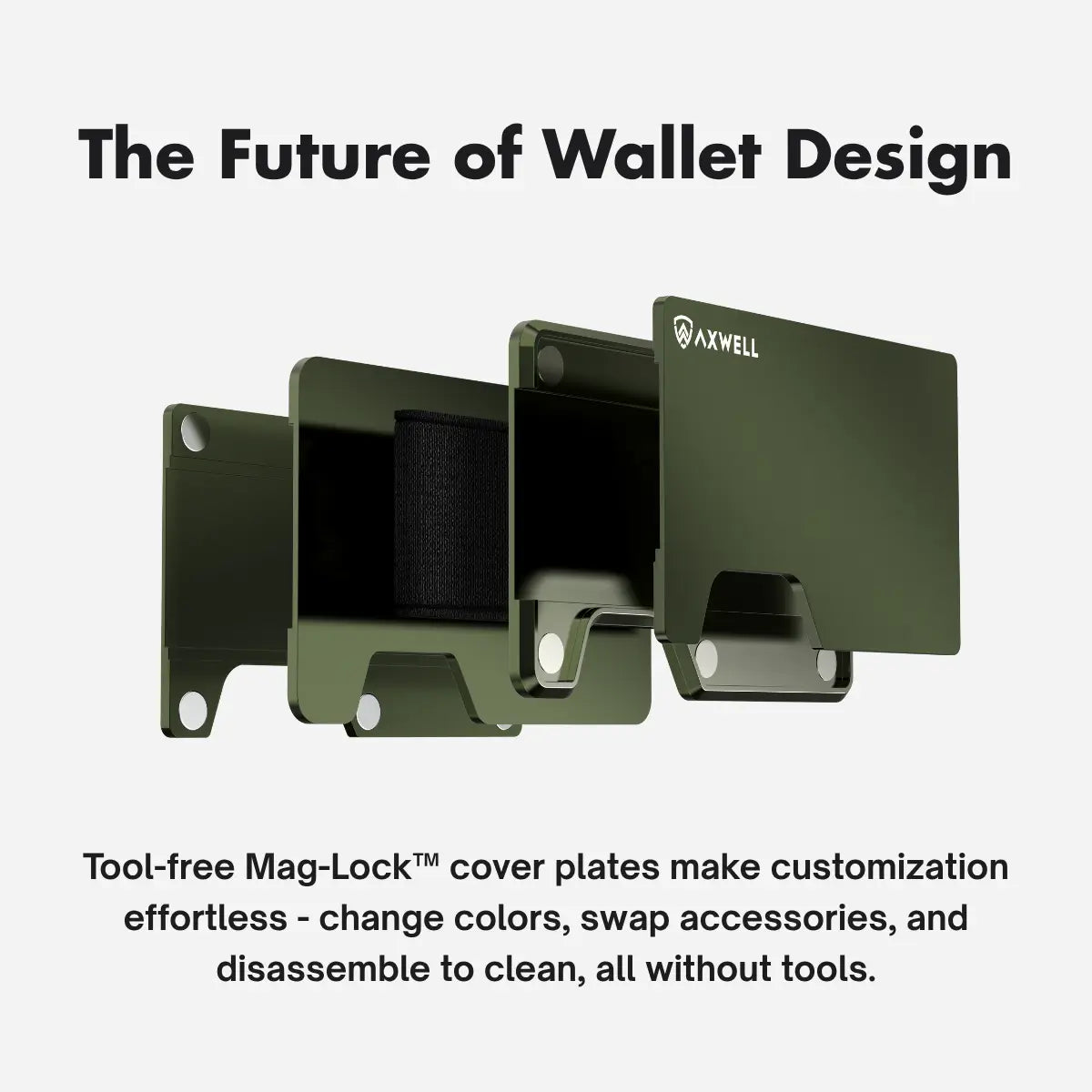 Axwell Wallet - Army Green