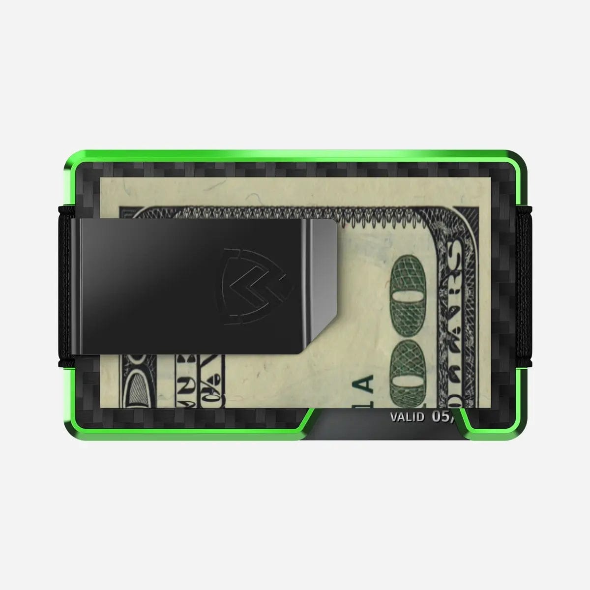 Axwell Wallet - Alien Green Carbon Fiber Wallets & Money Clips Axwell