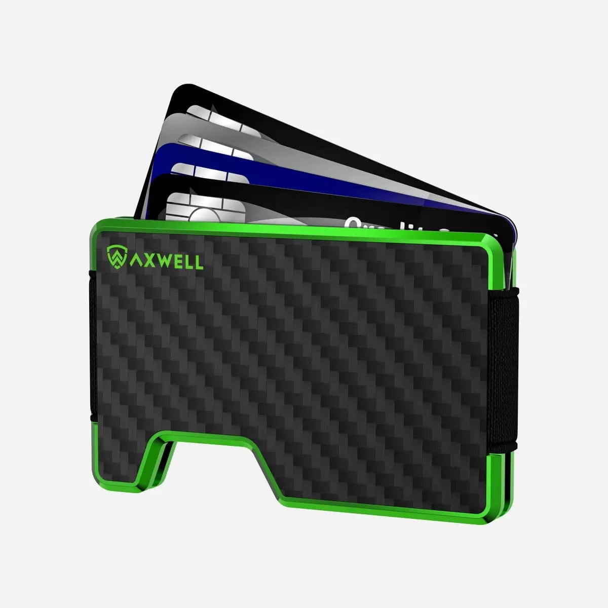 Axwell Wallet - Alien Green Carbon Fiber Wallets & Money Clips Axwell