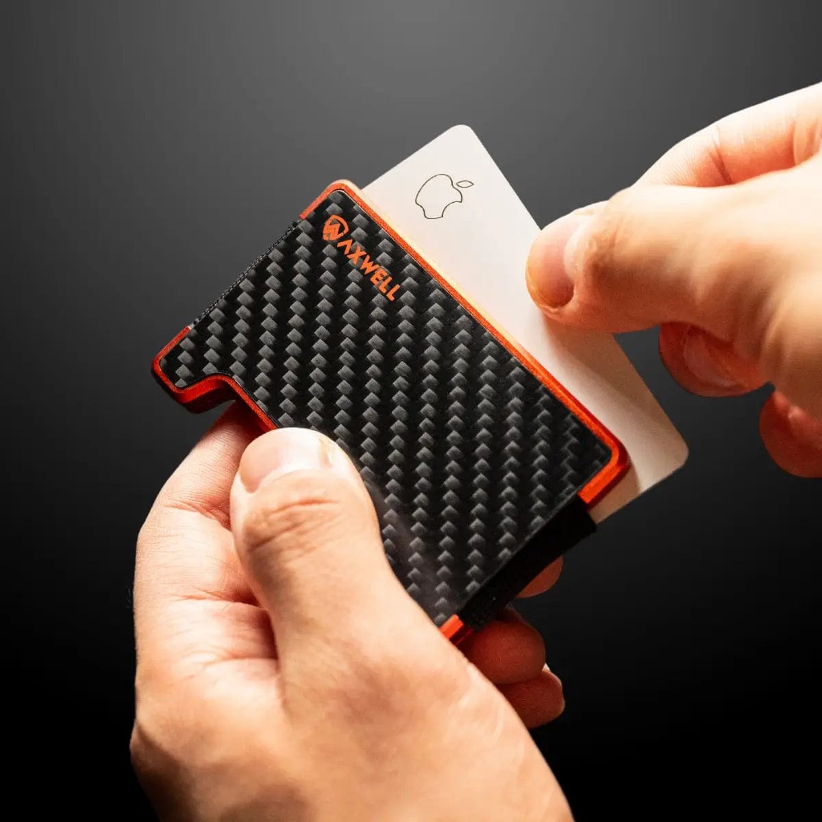 Axwell Wallet - Blaze Orange Carbon Fiber Wallets & Money Clips Axwell