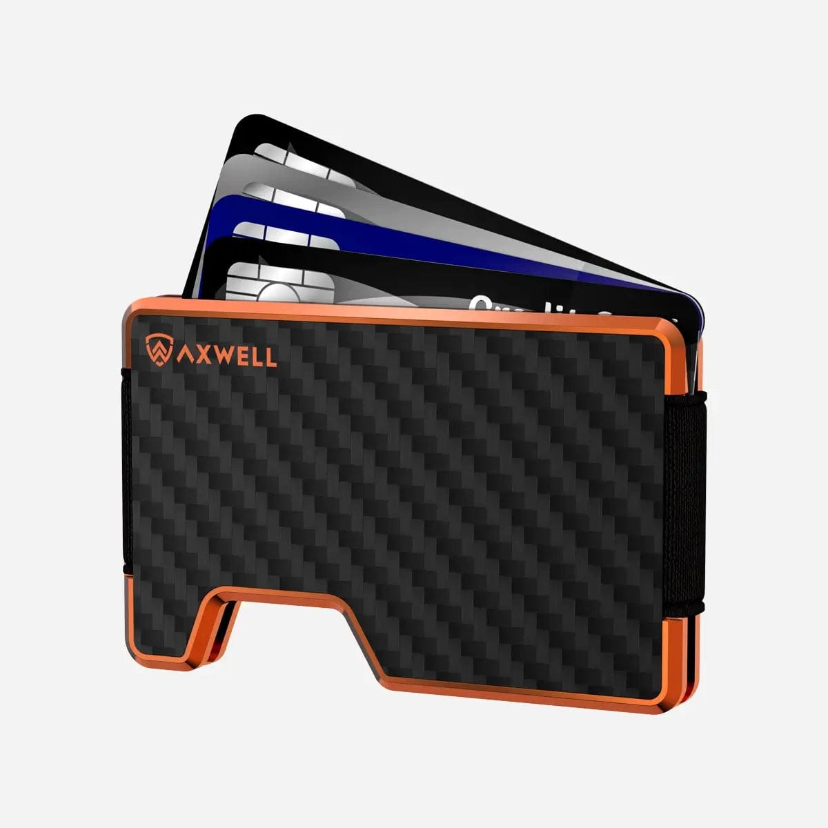 Axwell Wallet - Blaze Orange Carbon Fiber Wallets & Money Clips Axwell