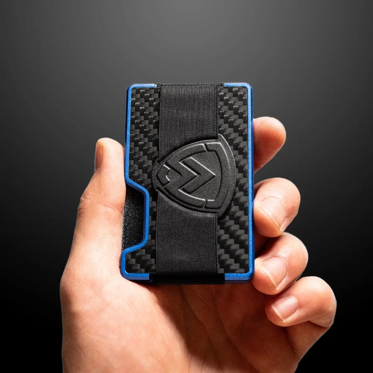 Axwell Wallet - Hyper Blue Carbon Fiber Wallets & Money Clips Axwell