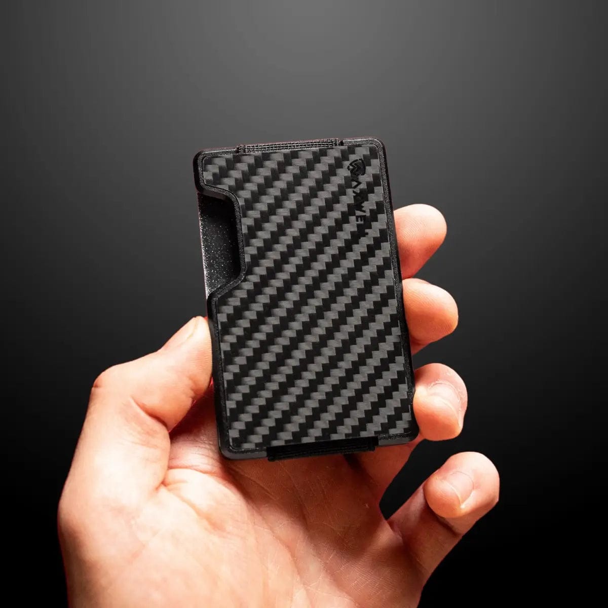Axwell Wallet - Jet Black Carbon Fiber Wallets & Money Clips Axwell