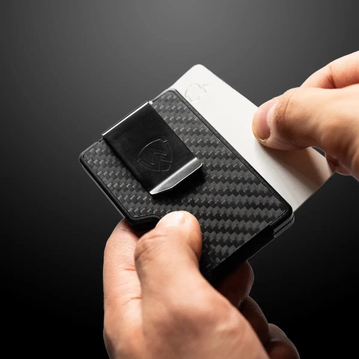 Axwell Wallet - Jet Black Carbon Fiber Wallets & Money Clips Axwell