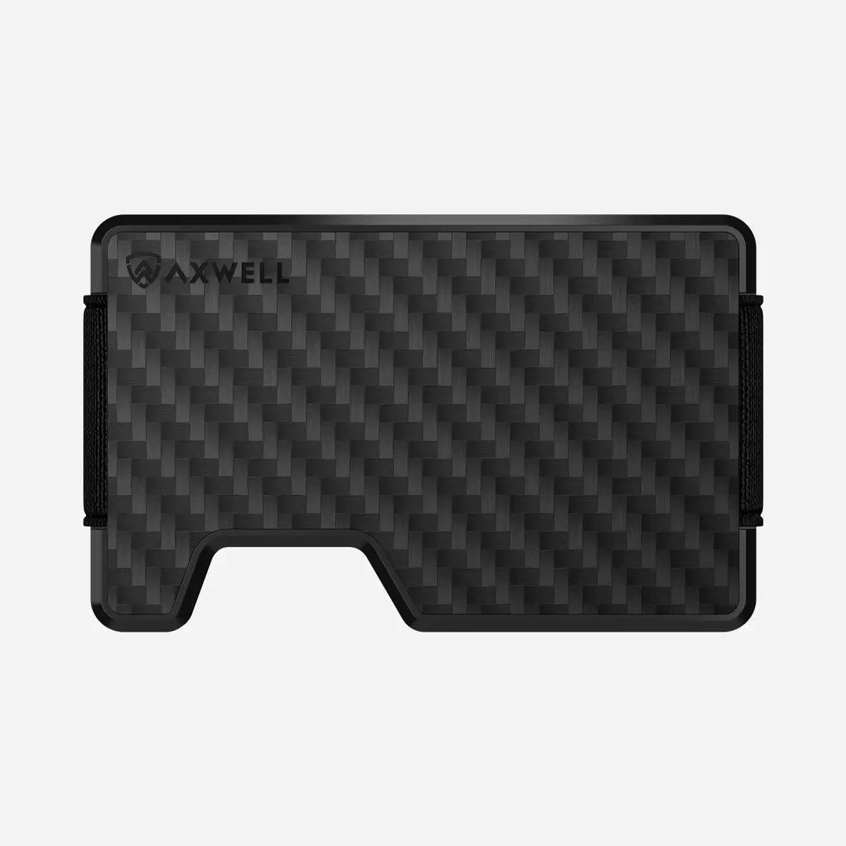 Maiconell Carbon Fiber Slim RFID Wallet For Men - Minimalist, Front Pocket Wallet, Credit Card Holder & Money Clip - Black