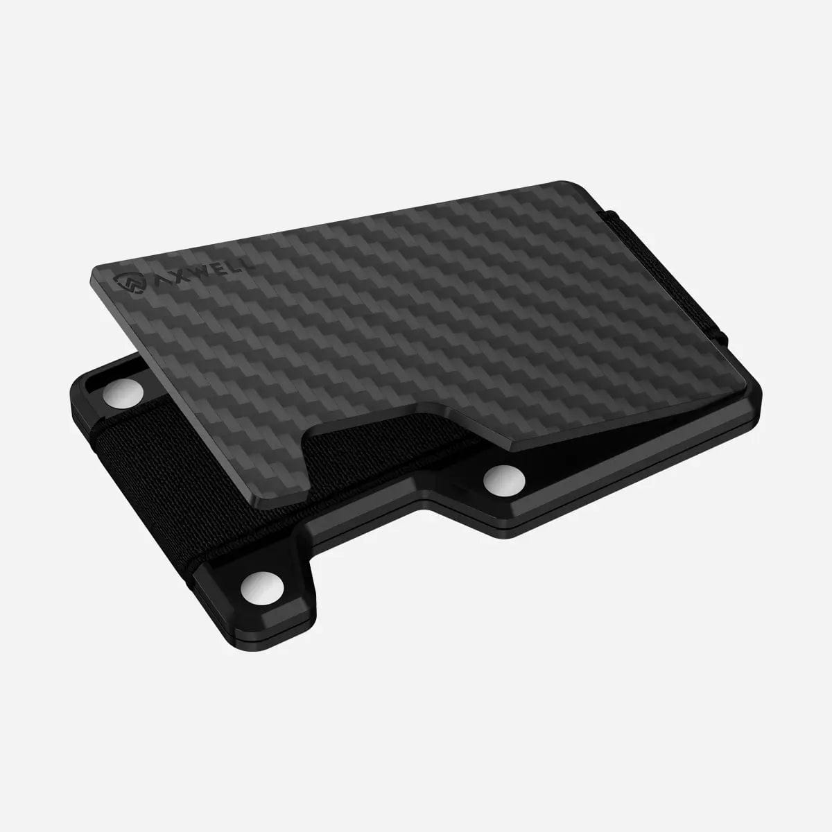 Axwell Wallet - Jet Black Carbon Fiber Wallets & Money Clips Axwell