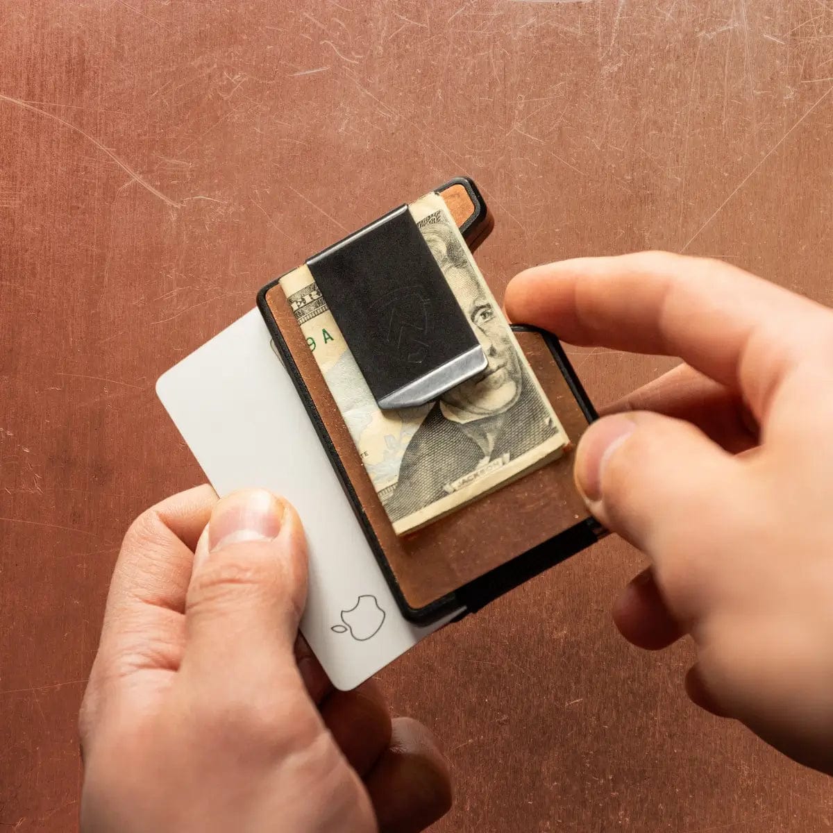 Wallet with Key Organizer - Copper