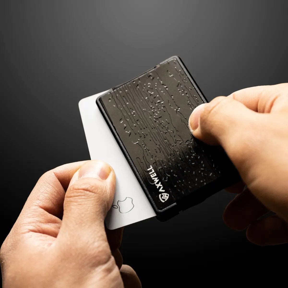 Axwell Wallet - Black Damascus Wallets & Money Clips Axwell