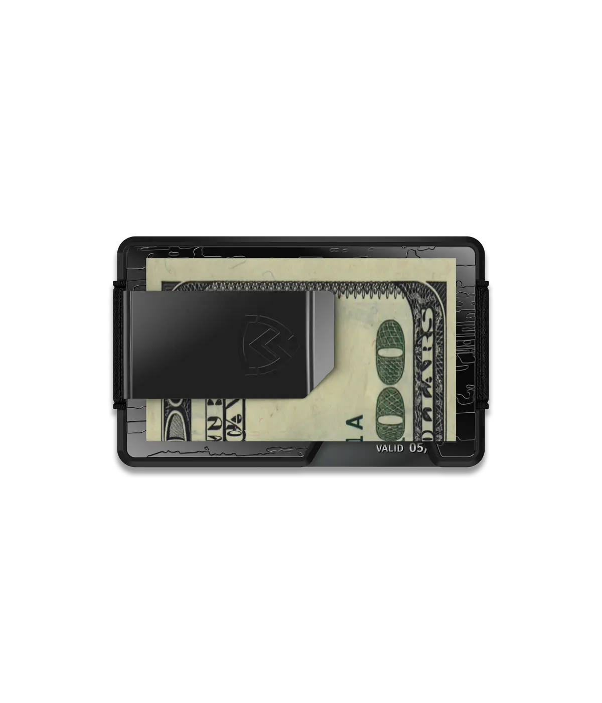 Damascus Black Wallets & Money Clips Axwell