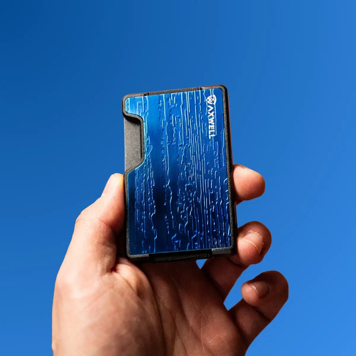 Axwell Wallet - Cobalt Damascus Wallets & Money Clips Axwell