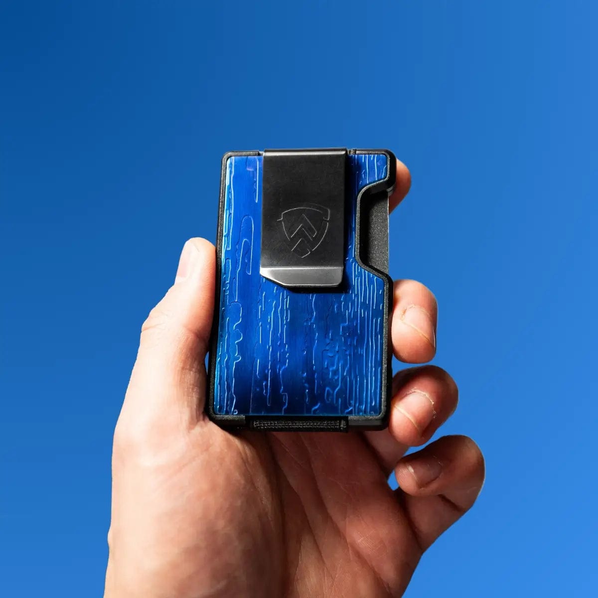 Axwell Wallet - Cobalt Damascus Wallets & Money Clips Axwell