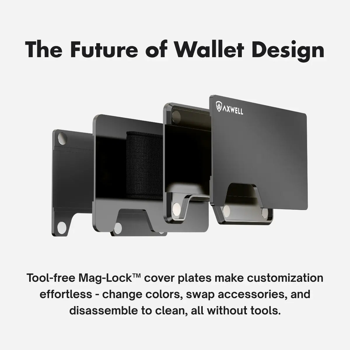 Wallet with Key Organizer - Gunmetal Gray