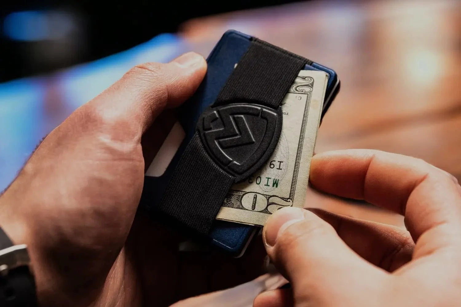 Axwell Navy Wallet