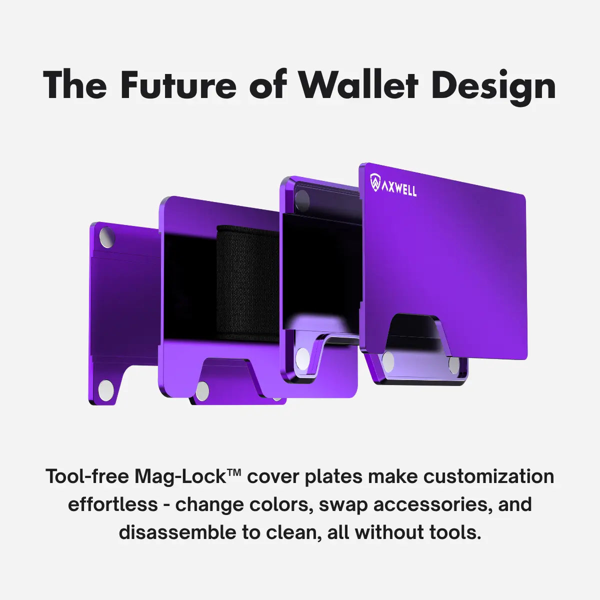 Wallet with Key Organizer - Royal Purple