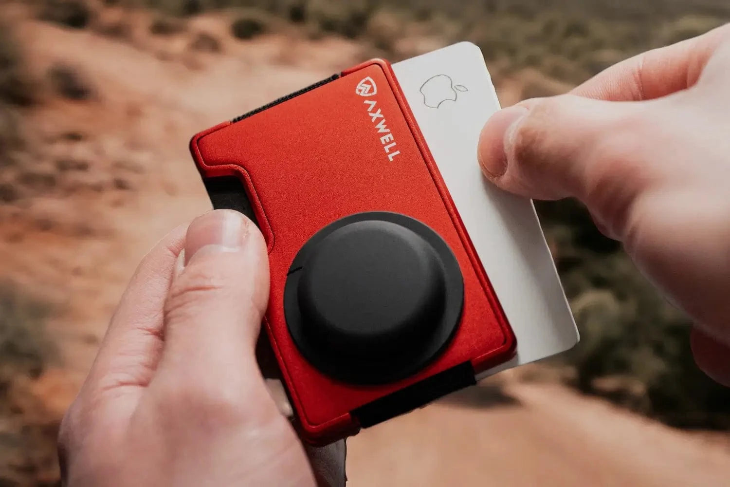 Torch Red Airtag Axwell Wallet