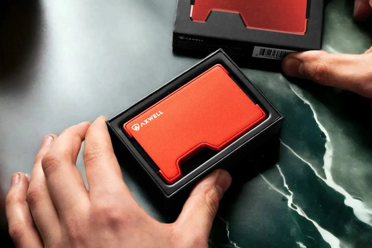 Torch Red Airtag Axwell Wallet