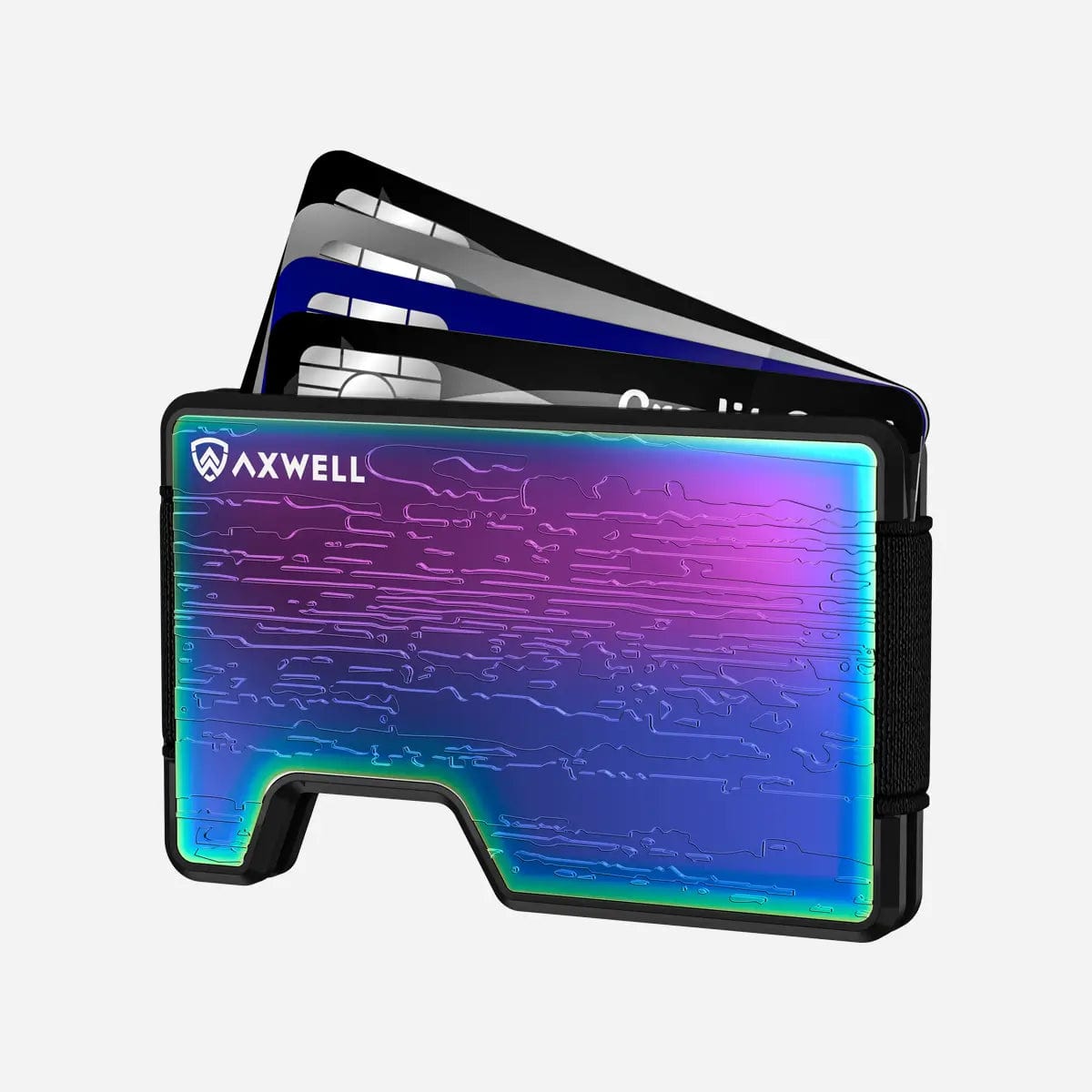 Axwell Wallet - Nebula Damascus Wallets & Money Clips Axwell