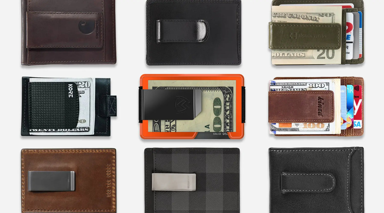 Carhartt money top clip wallet