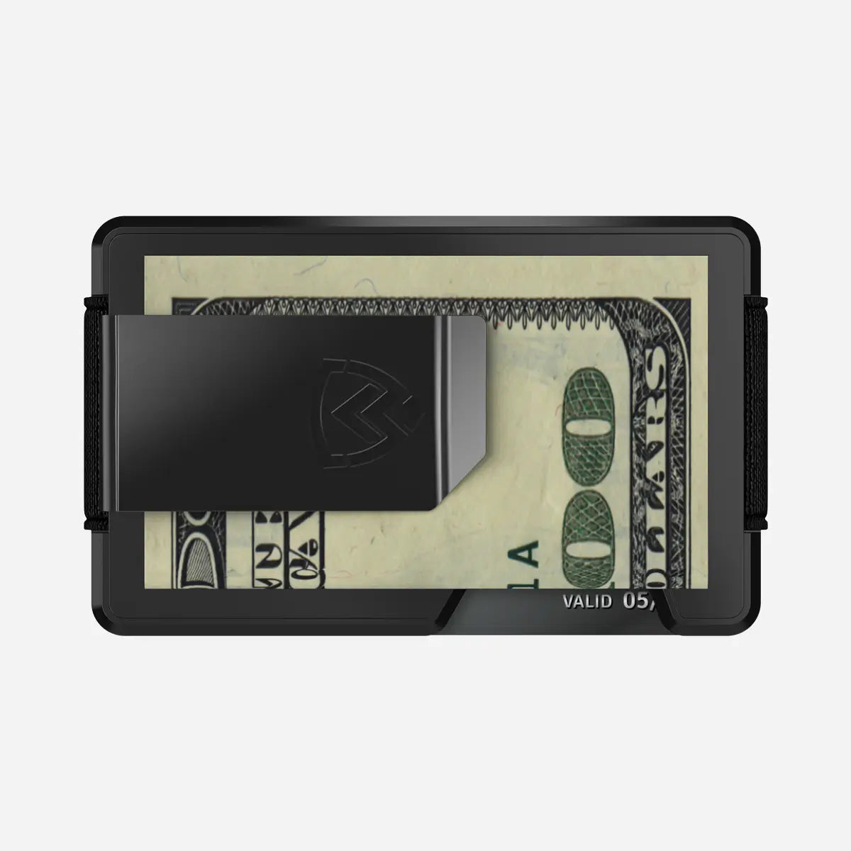 Axwell Jet Black AirTag Wallet