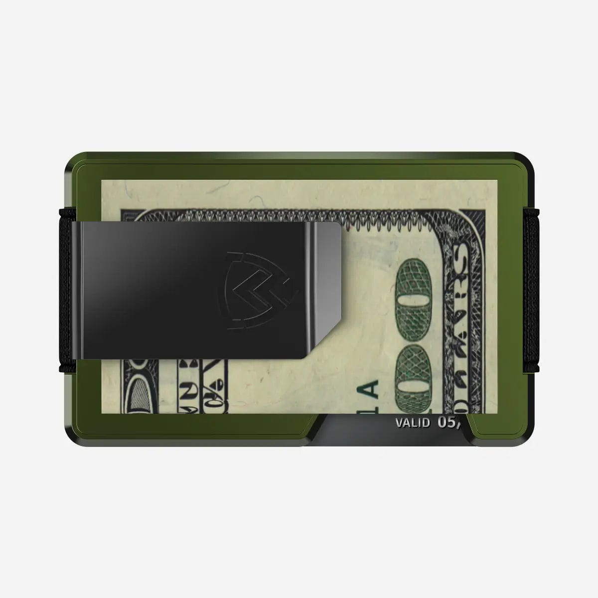 AirTag Money Clip Wallet - Army Green