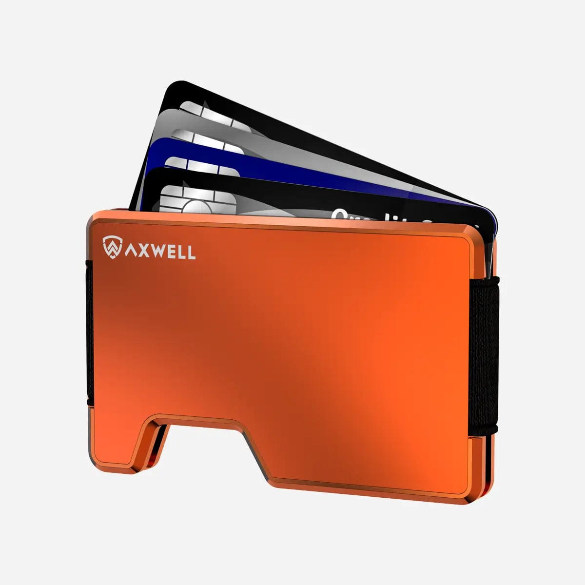 AirTag Money Clip Wallet - Blaze Orange