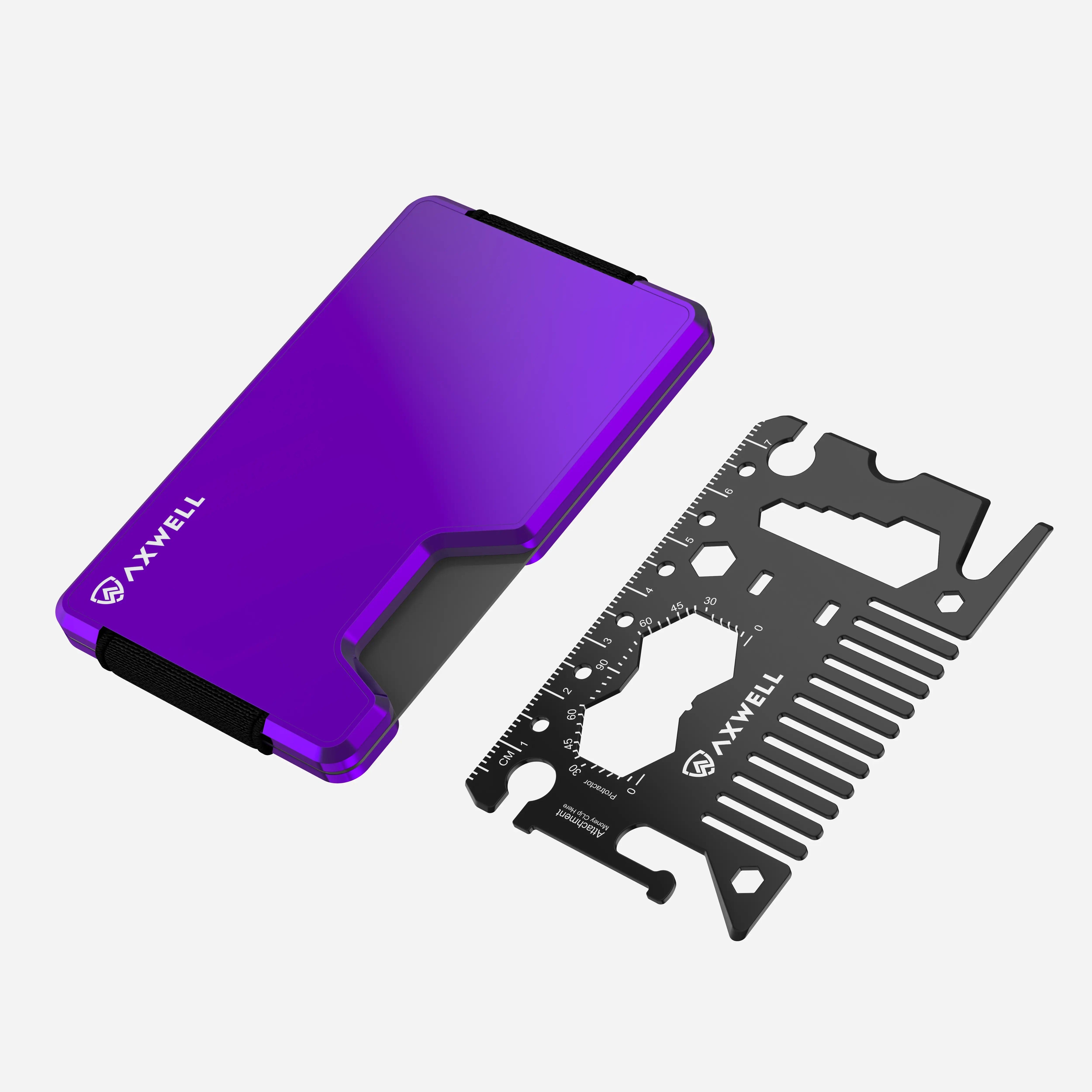 Wallet Multitool Bundle - Royal Purple