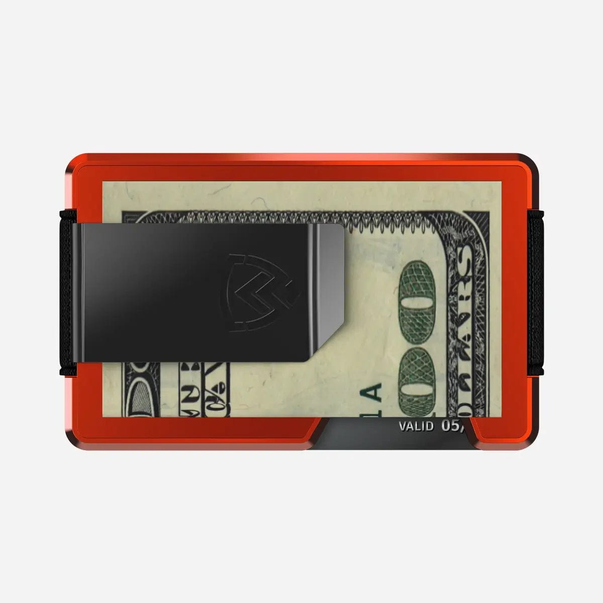 AirTag Money Clip Wallet - Torch Red