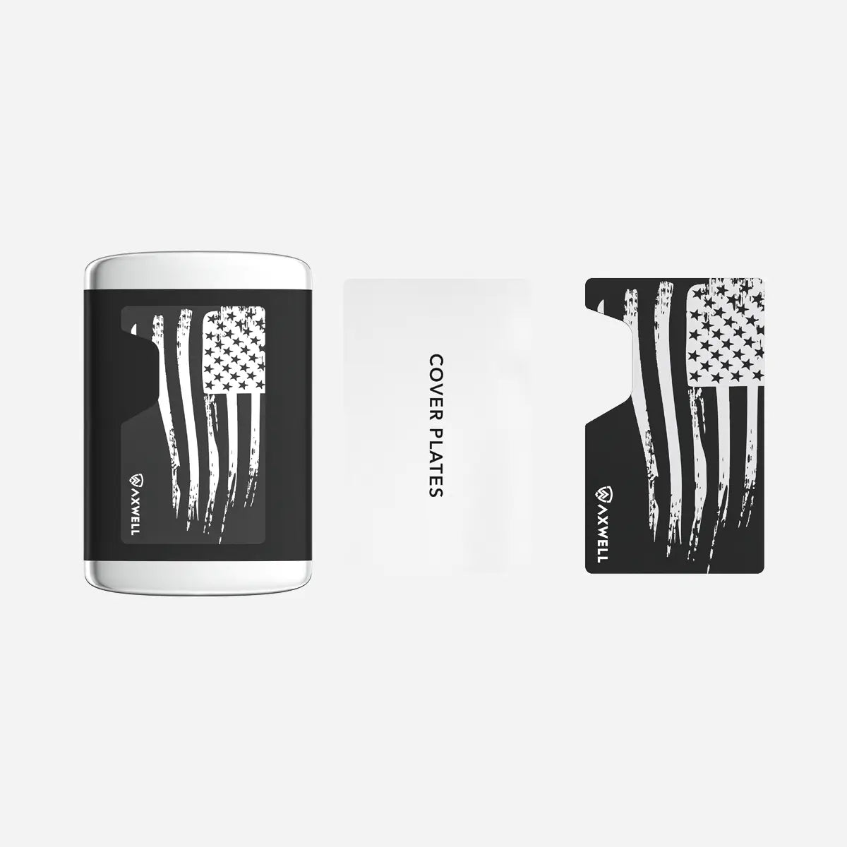 Axwell Wallet SE Cover Plates - Patriot Black