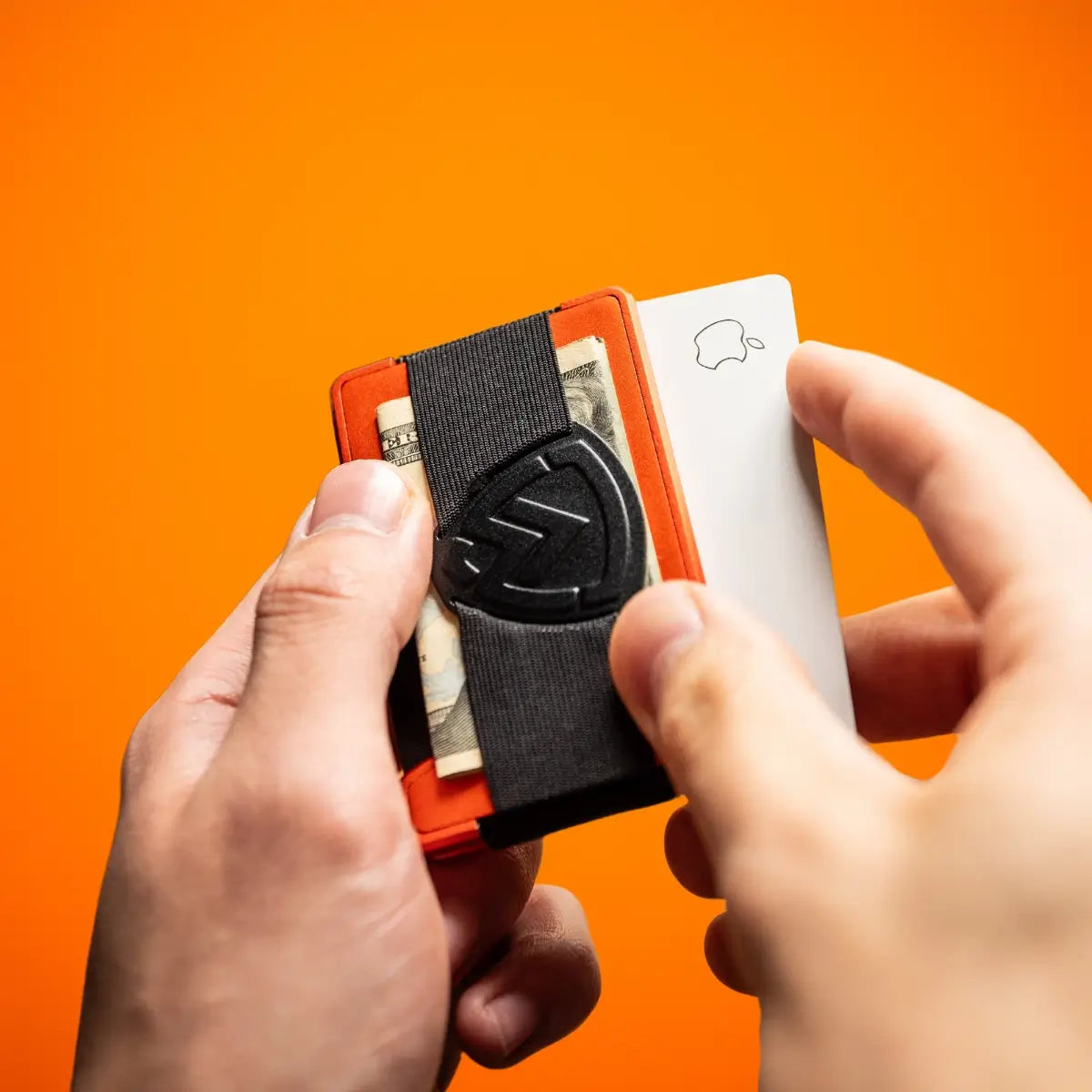 Wallet with Key Holder - Blaze Orange
