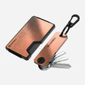 Wallet with Key Holder - Copper