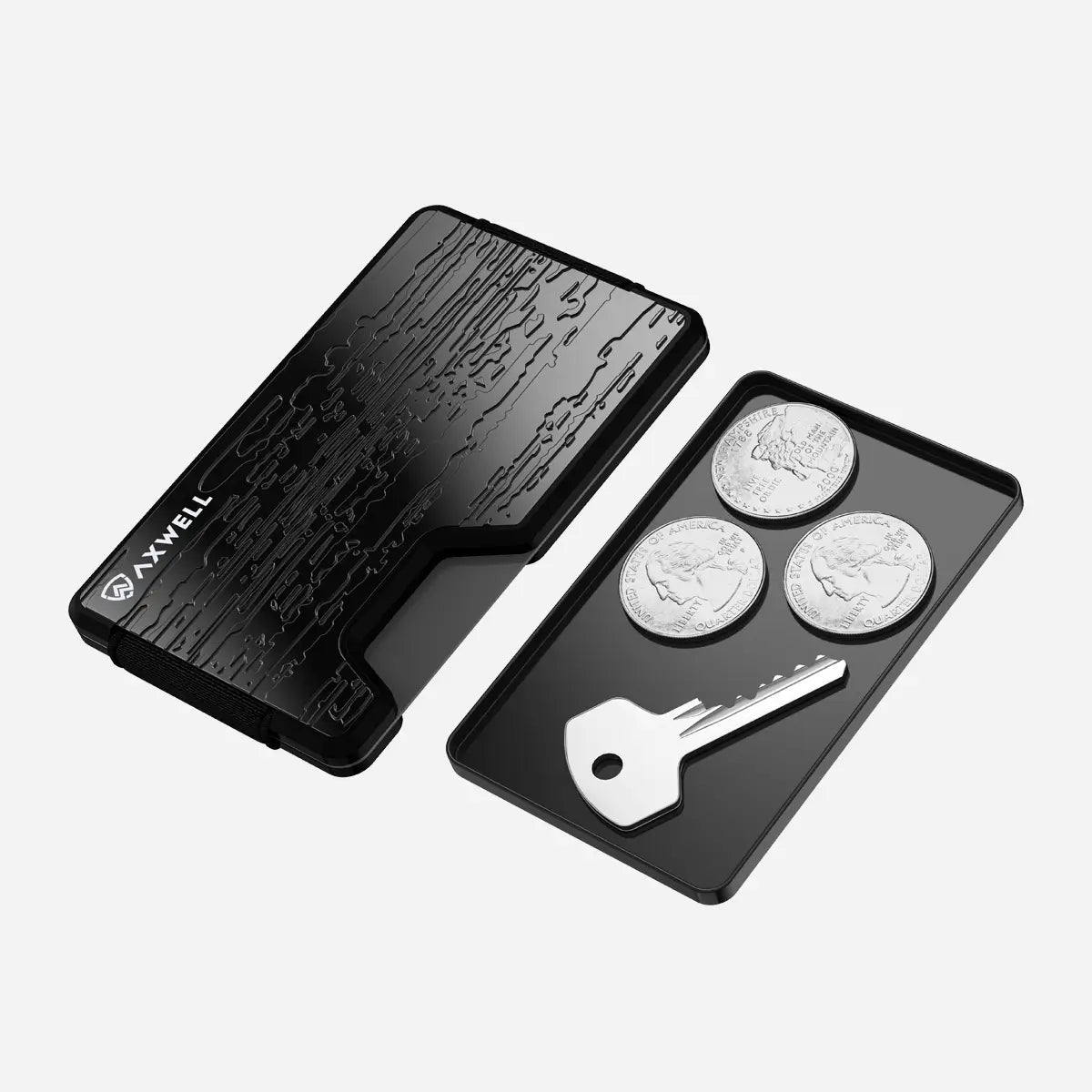 Wallet Coin Tray Bundle - Damascus Black