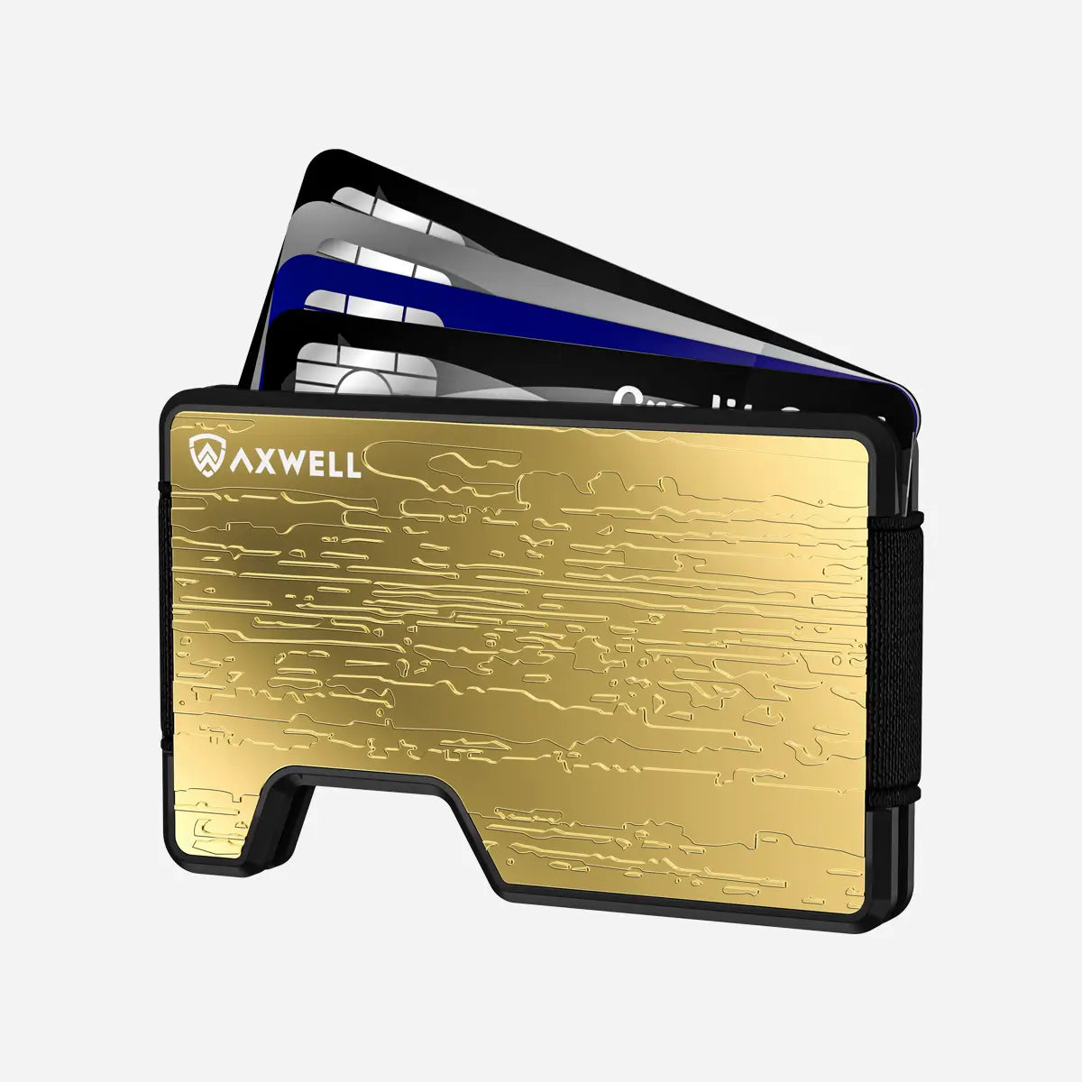 Wallet Bottle Opener Bundle - Damascus Gold