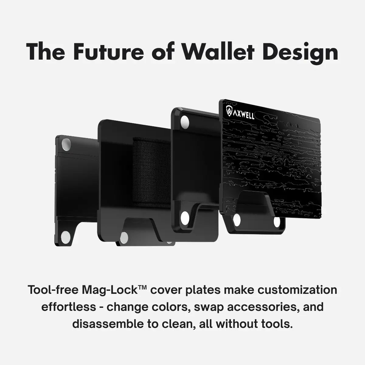 Axwell Wallet - Black Damascus
