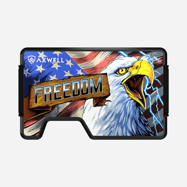 Metal Wallet - Freedom - Aluminum - Axwell Wallet