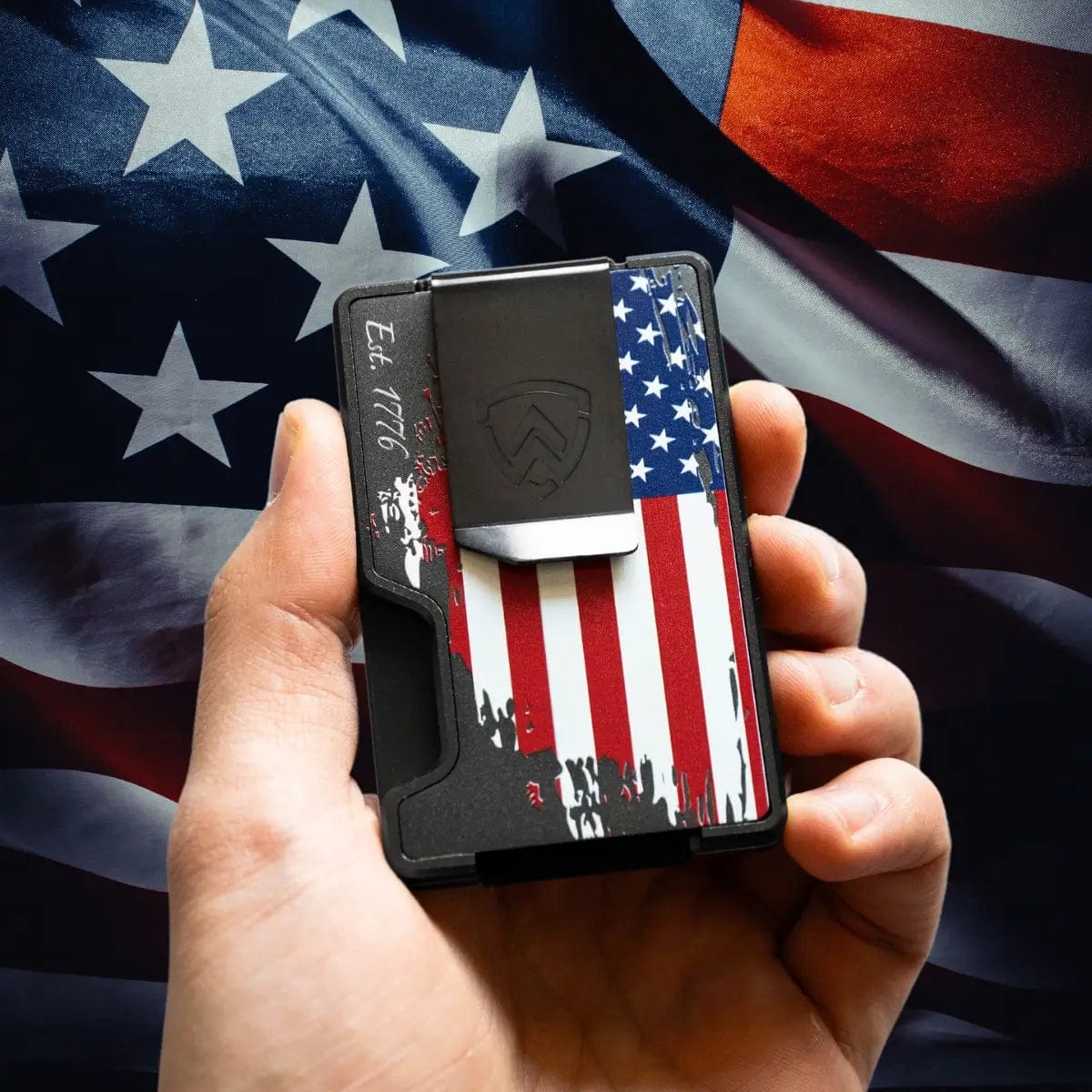 Axwell Wallet - Patriot 2 Aluminum Wallets & Money Clips Axwell