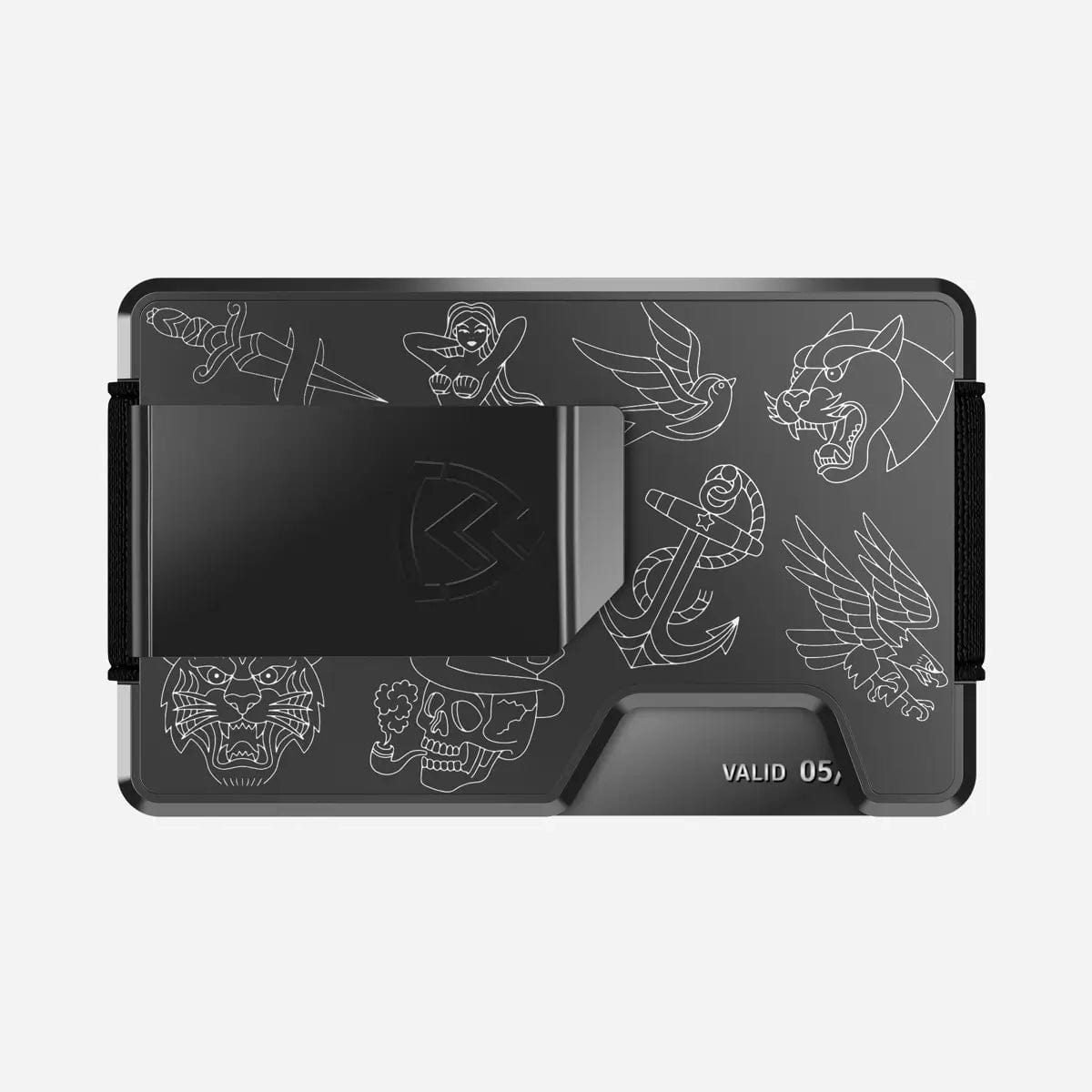 Axwell Wallet - Tattoo Aluminum Wallets & Money Clips Axwell