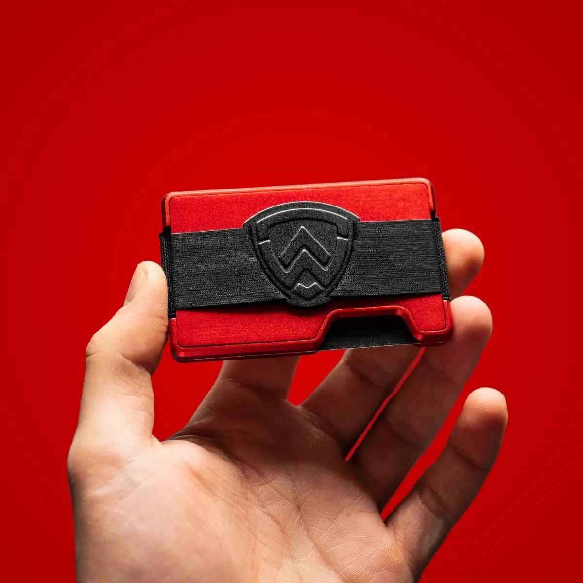 AirTag Money Clip Wallet - Torch Red