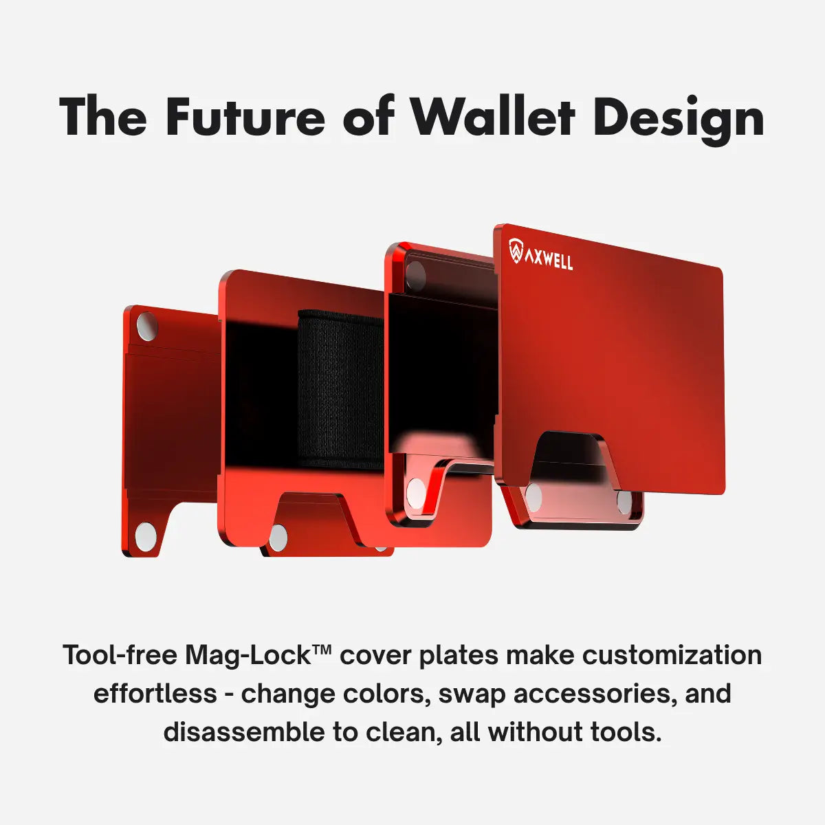 AirTag Wallet - Torch Red